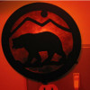 Bear Mica Nightlight With Light On